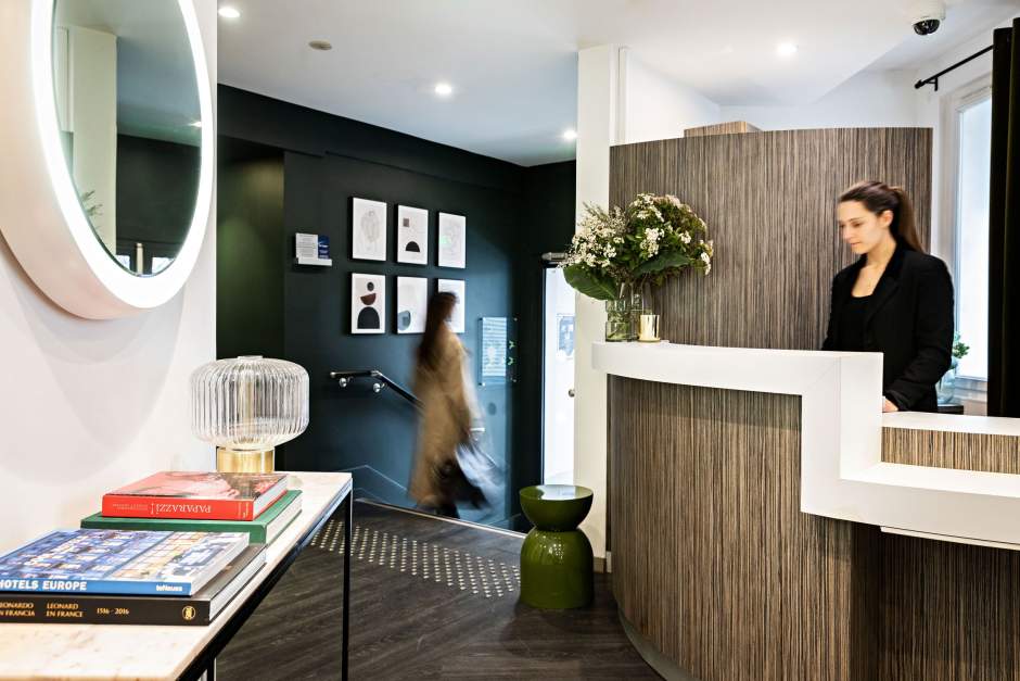 Salle d'accueil Best Western Porte de Versailles, hôtel proche du Parc Exposition Porte de Versailles
