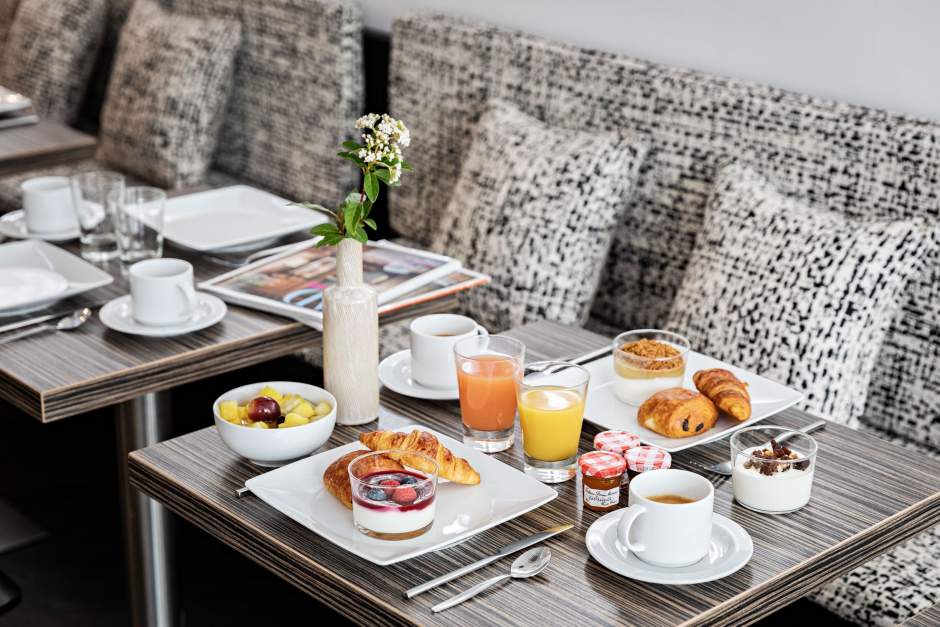 petit déjeuner buffet Best Western Porte de Versailles, hôtel proche du Parc Exposition Porte de Versailles palais des congrès